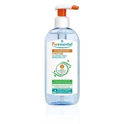 Gel Antibactérien Assainissant aux 3 Huiles Essentielles - 250 ml