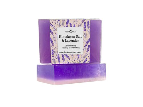 Himalayan Salt & Lavender Glycerine Soap, 95g