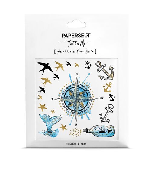 Nautical Temporary Tattoo