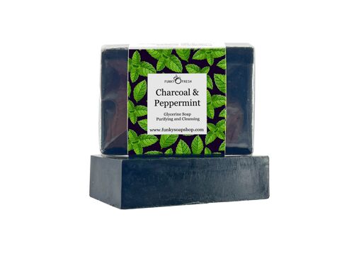 Charcoal Glycerine Soap, 95g
