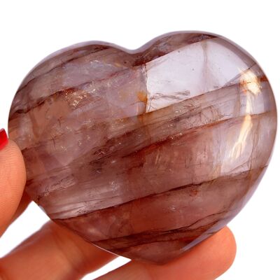 Coeur Quartz Hématoïde (67mm)