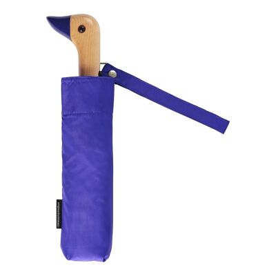 Umbrella Parapluie bleu royal compact et résistant au vent
