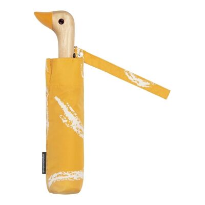 Regenschirm Saffron Brush Kompakter, umweltfreundlicher, windabweisender Regenschirm