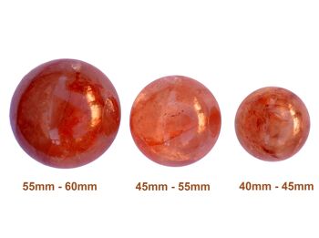 Sphère de Quartz Hématoïde (40mm - 65mm) 2