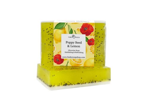 Poppy Seed Glycerine Soap, 95g