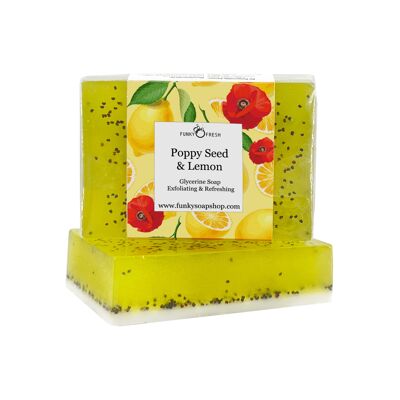 Poppy Seed Glycerine Soap, 95g