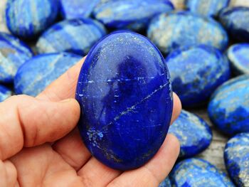Lapis Lazuli Palm Stone (7-10 Pcs) - Lot de gros (45mm - 80mm) 3