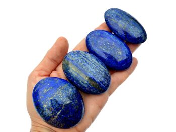 Lapis Lazuli Palm Stone (7-10 Pcs) - Lot de gros (45mm - 80mm) 4