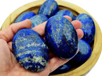 Lapis Lazuli Palm Stone (7-10 Pcs) - Lot de gros (45mm - 80mm) 6