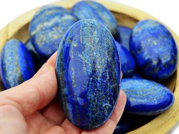 Lapis Lazuli Palm Stone (7-10 Pcs) - Lot de gros (45mm - 80mm) 8