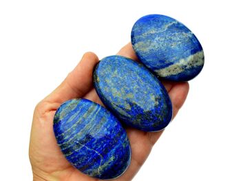 Lapis Lazuli Palm Stone (7-10 Pcs) - Lot de gros (45mm - 80mm) 11
