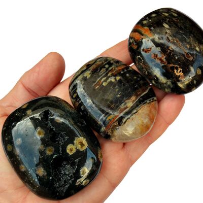 Ocean Jasper Palm Stone (40mm - 65mm)