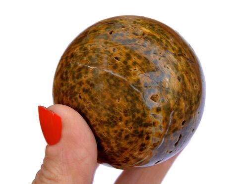 Orbicular Jasper Sphere (55mm - 60mm)