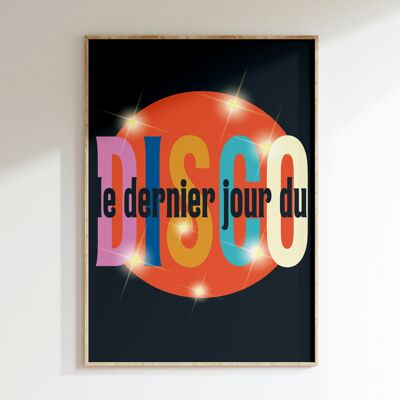 Poster „DER LETZTE TAG DER DISCO“.