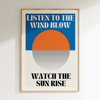 Affiche LISTEN TO THE  WIND 3