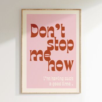 Affiche DONT STOP ME NOW 9