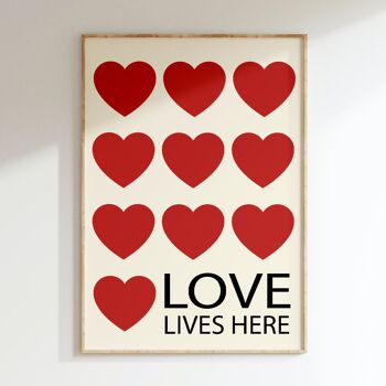 Affiche LOVE LIVES HERE 6
