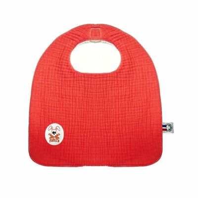 Strawberry Organic Cotton Bib