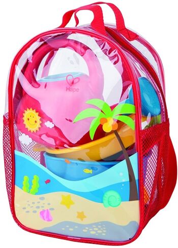 Hape - Jeu de plage - Sac à dos de plage 1