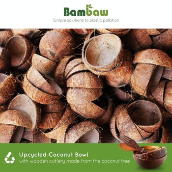 Set of coconut bowls 4