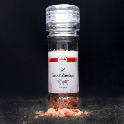 Rosa Himalaya-Salz – verstellbares Mahlwerk