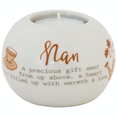 Teelichthalter aus Keramik – Nan