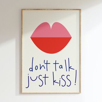 Affiche  DONT TALK JUST KISS 1