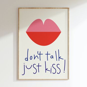 Affiche  DONT TALK JUST KISS 2