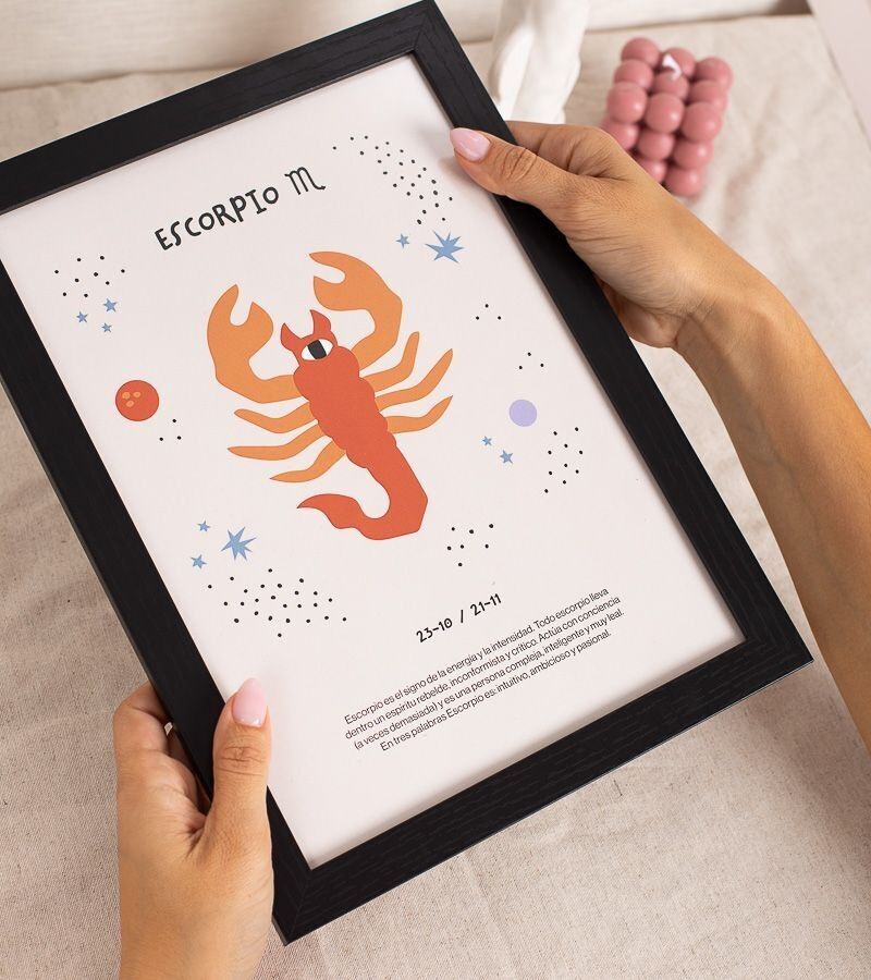 Imprimé horoscope Scorpion UO