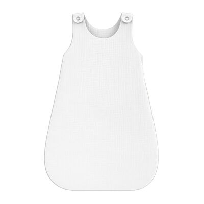 Saco de dormir de verano de algodón orgánico Blanco