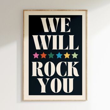 Affiche  WE WILL ROCK YOU 4