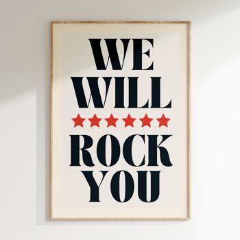 Affiche  WE WILL ROCK YOU 5