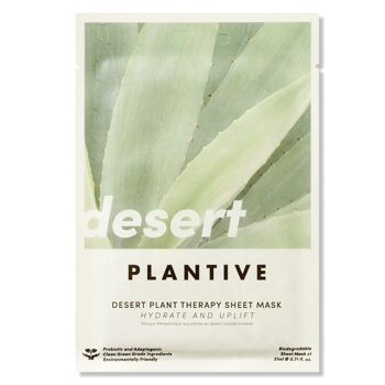 Masque biodégradable pour le visage Plantive Desert Plant Therapy 🌵 3