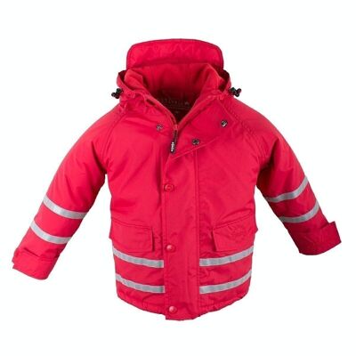Winter jacket - breathable, 100% waterproof - red