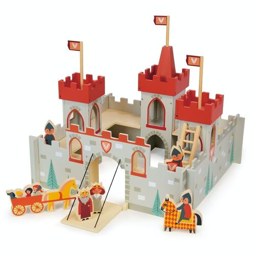 Mentari Wooden Toy King's Castle For Kids