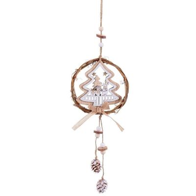 NOËL - PENDENTIF COURONNE CT720703