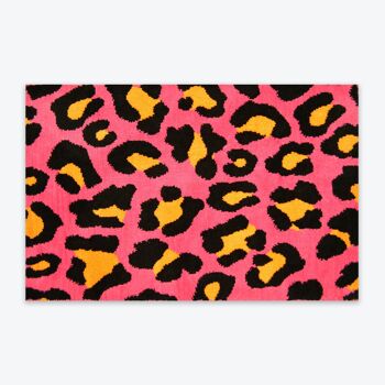 Grand Tapis de Bain Antidérapant Imprimé Léopard 60 x 90 cm - Frappant & Coloré 5