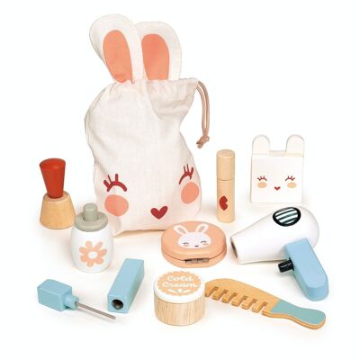Mentari Wooden Toy Bunny Set de maquillaje para niños