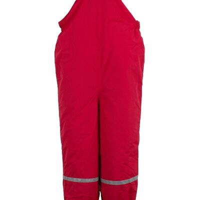Pantalón de nieve - transpirable, 100% impermeable - rojo