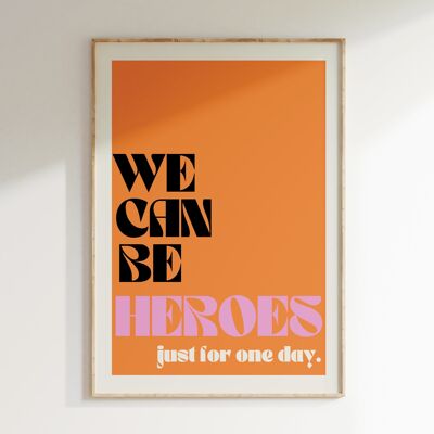 Affiche WE CAN BE HEROES