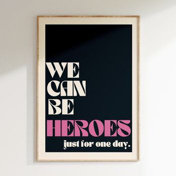 Affiche WE CAN BE HEROES 4