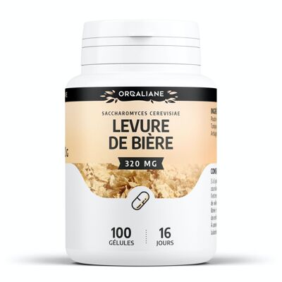 Wiederbelebbare Bierhefe – 320 mg – 100 Kapseln