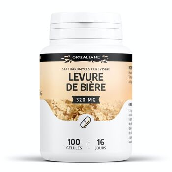 Levure de bière revivifiable - 320 mg - 100 gélules 1