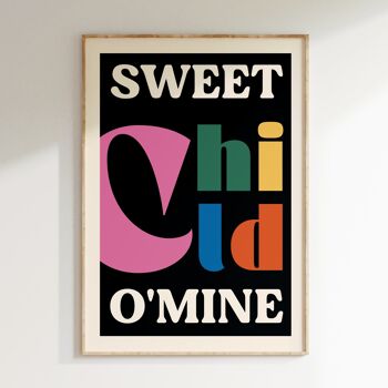 Affiche SWEET CHILD O'MINE 1
