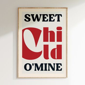 Affiche SWEET CHILD O'MINE 8