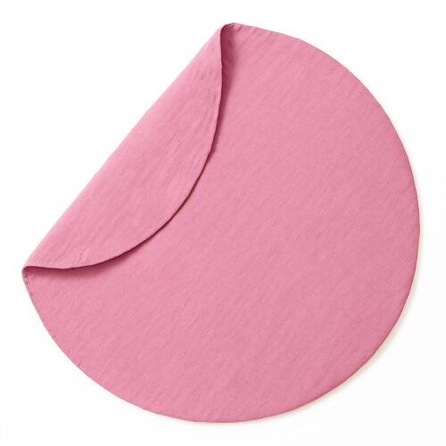Tapis d'Eveil Havane en Coton Bio Rose