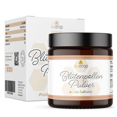 Poudre de pollen d'abeille - 60g (pollen d'abeille moulu)