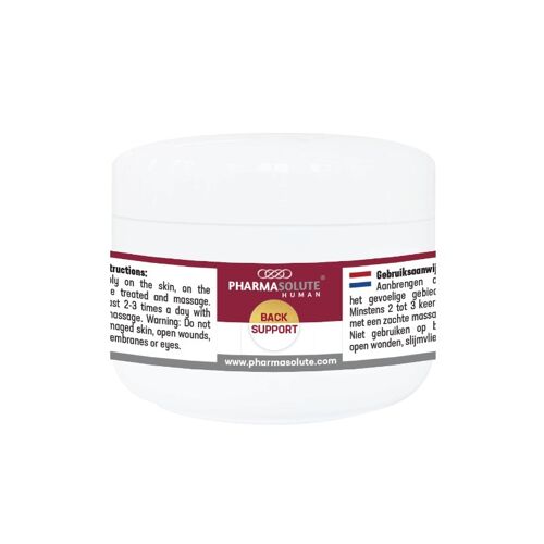 BackSupport - back pain - cream - cream - natural product - long lasting effect - inflammation