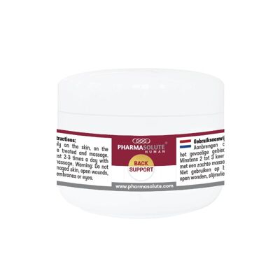 BackSupport - back pain - cream - cream - natural product - long lasting effect - inflammation