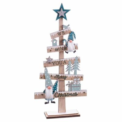 CHRISTMAS - TREE WITH WOODEN FIGURES CT721557